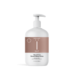 Naif hand en bodylotion
