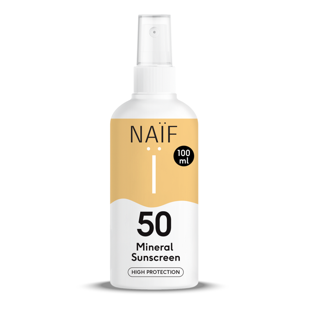 Naïf Minerale Zonnebrandspray SPF30 koop je bij Het Groenhuis
