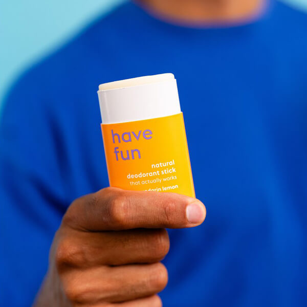 The Lekker Company deo stick – Have Fun natuurlijke deodorant met citrusgeur koop je bij Het Groenhuis