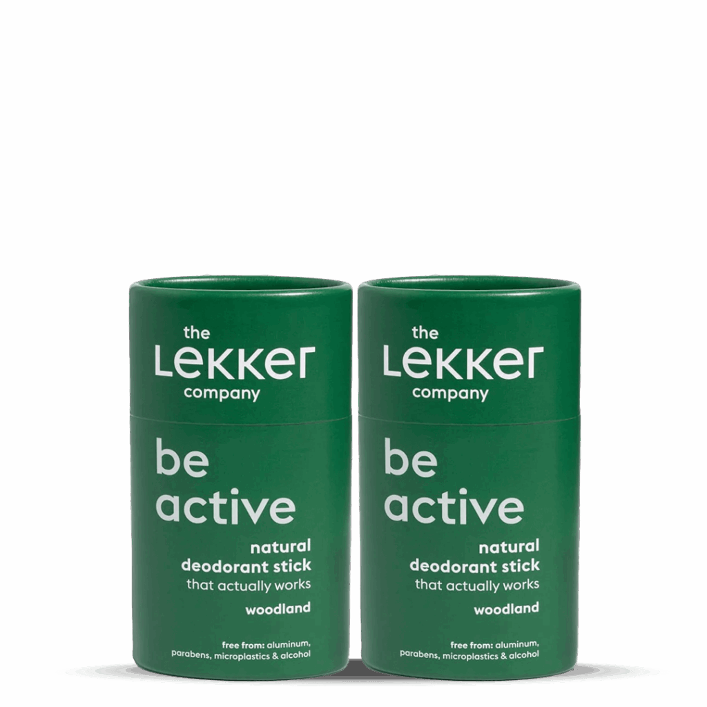 The Lekker Company deo stick – Be Active voordeelverpakking | Natuurlijke sportdeo zonder plastic koop je bij Het Groenhuis